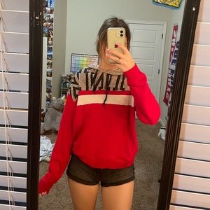 VS PINK Red Hoodie